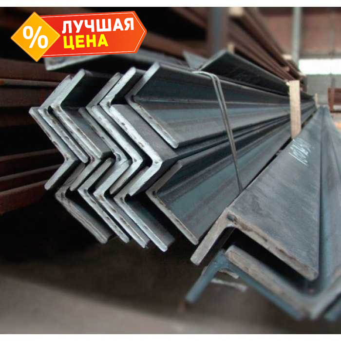 Уголок горячекатаный неравнополочный 100х63х6 мм 12 м